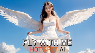 AI Beauty Girl - Fly With Me - Angel Cosplay - AI Art - 4K AI Lookbook - AI Girlfriend