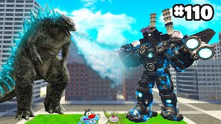 Godzilla vs Cameraman Upgraded Skibidi Toilet Team Battle Between Oggy And Jack Team