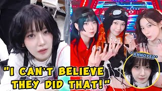 SAKURA wants to protest because of what CHAEWON, KAZUHA, and EUNCHAE did (specially EUNCHAE) 🤣🤣🤣