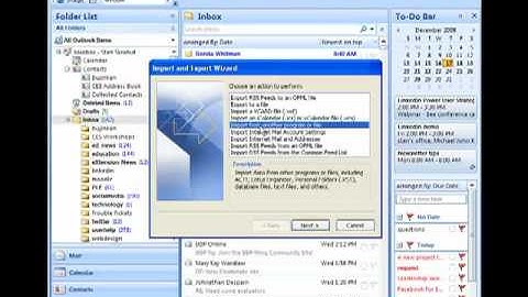 Outlook -Updating the CES Address Book 2007