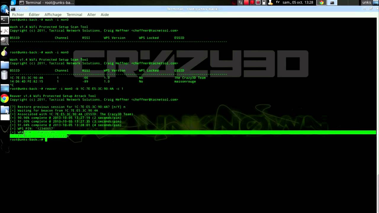 WPA/WPA2 Crack using WPS Vulnerability - YouTube