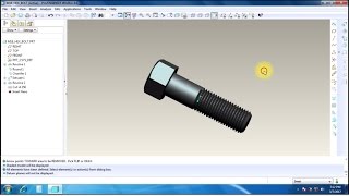 How to create Hex bolt in proe wildfire 4.0