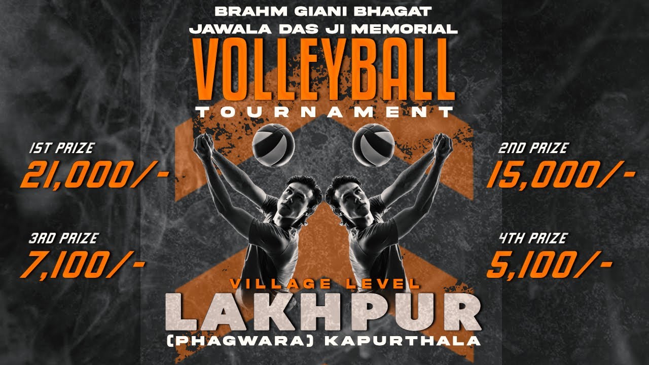 Lakhpur Phagwara Nirol Volleyball Cup 2023 punjabsportslivee YouTube