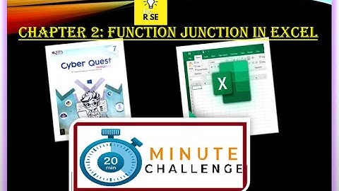 Function Junction in Excel | DAY-12 | 20 Mins & 10 MCQ