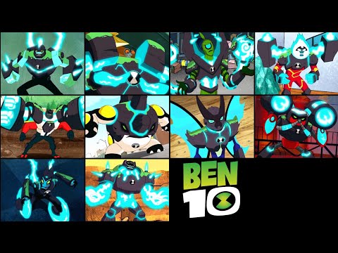 BEN 10 EVERY OMNI ENHANCED ALIEN TRANSFORMATIONS BEN 10