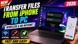 How to Transfer Data from iPhone to PC | Without USB Cable (2026) 🚀📱💻 screenshot 4