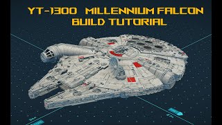 Star Wars YT-1300 Millennium Falcon 1977 Build Tutorial and more