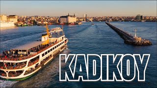 Kadikoy - Haydarpasa - Bosphorus - Istanbul in 4K Drone - Copyright Free