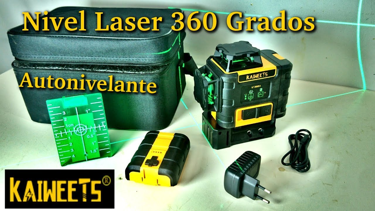 Nivel Laser KAIWEETS KT360A / El mejor Precio en su Gama