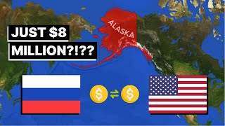 Alaska Purchase Explained on Maps: US Bought Alaska From Russia