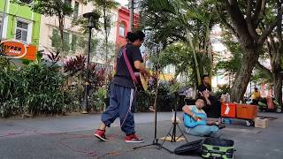 KU INSAN SEPI-Sentuhan buskers cover iklim,lagu menusuk kalbu