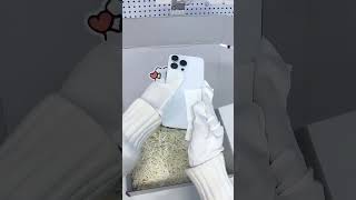 iPhone Gift Box 🎁 😭 Immersive Packaging ASMR — Unboxing with Accessories #shorts