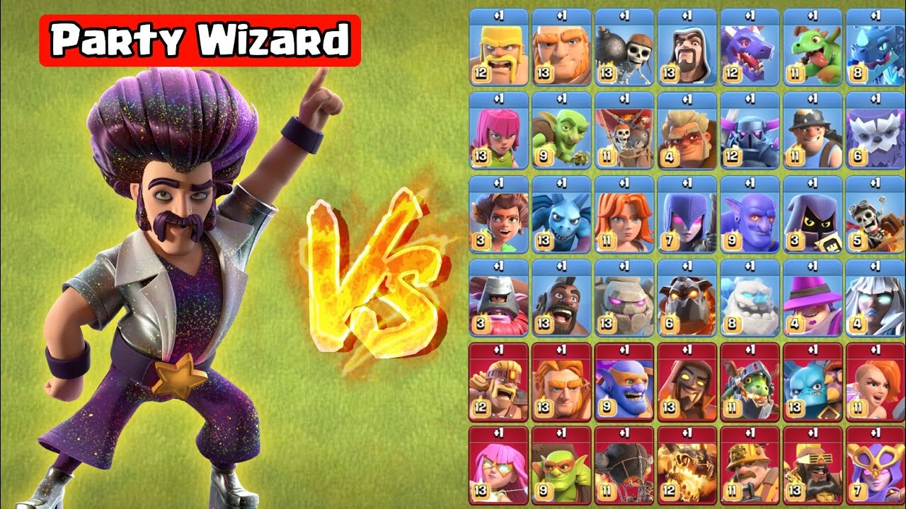 Новый ВОЛШЕБНИК ГРУППЫ против любого максимального отряда — Clash of Clans