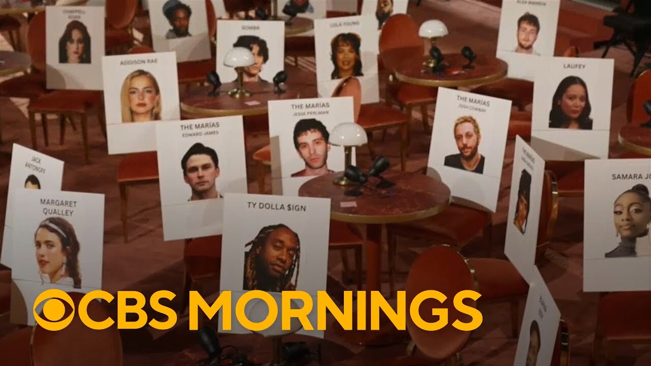 Behind-the-scenes look as final preparations are underway for Grammy Awards