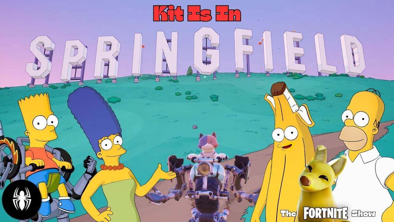 Springfield Sign Fortnitte Kit Is In Springfield | The Fortnite Show - YouTube