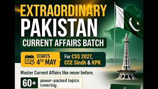 DECODING CURRENT AFFAIRS CSS | CCE Sindh | KPK | PMS