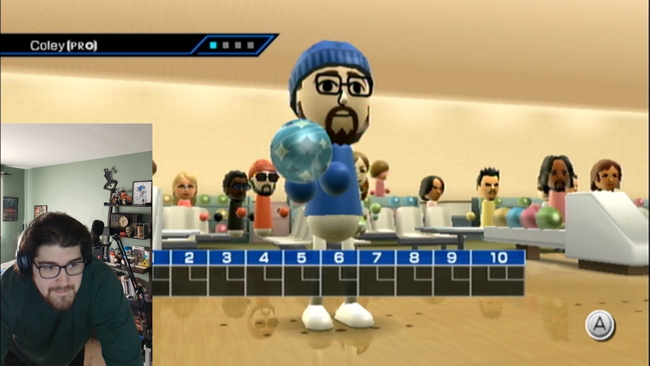 Getting A Perfect Game in Wii Bowling [DAY 1] | Long Term Goal: Blindfolded Perfect Game