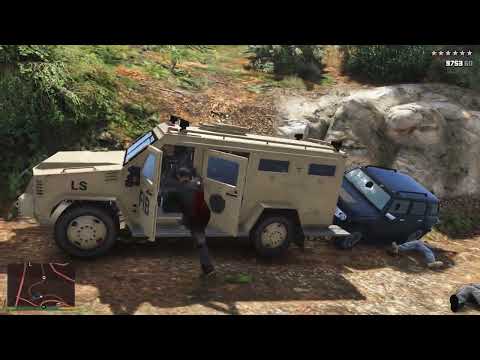 GTA 5 - Paleto Sawmill Massacre + Ten Star Escape