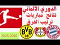 ترتيب الدوري الالماني اليوم وترتيب الهدافين ونتائج مباريات اليوم الاحد 24 8 2025 الجولة الأولى 