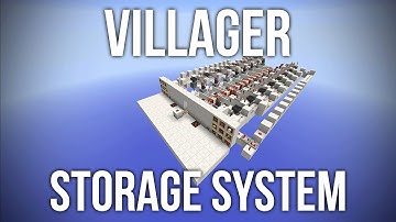 Minecraft - Village Storage System - 16 Villager Swapper