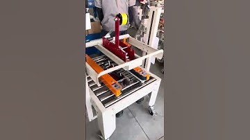 Carton sealing machine #packing #machine #factory #factoryproducts #carton #packaging #manufacturing