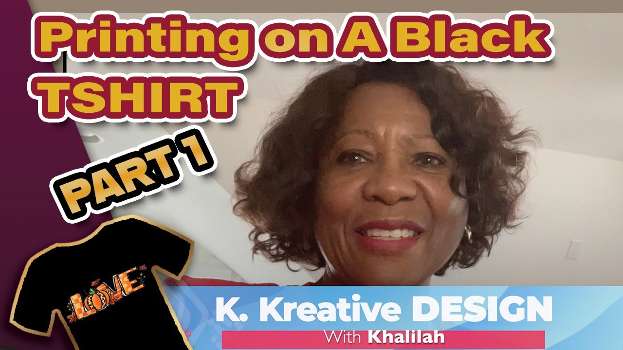 Black T-shirt design using inkjet printing and Transfer paper. Part 1.