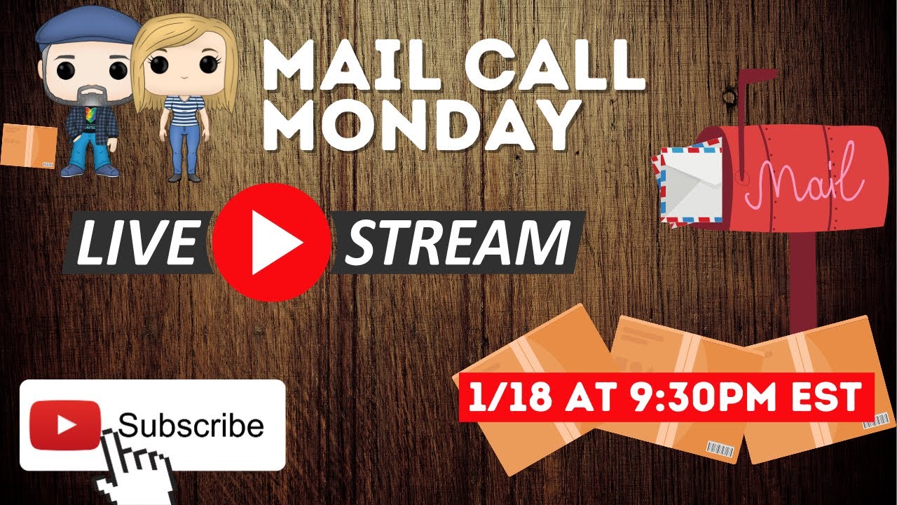 Mail Call Monday Livestream! Funko Pops, Funko Sodas, Figpins, and Designer Toys!