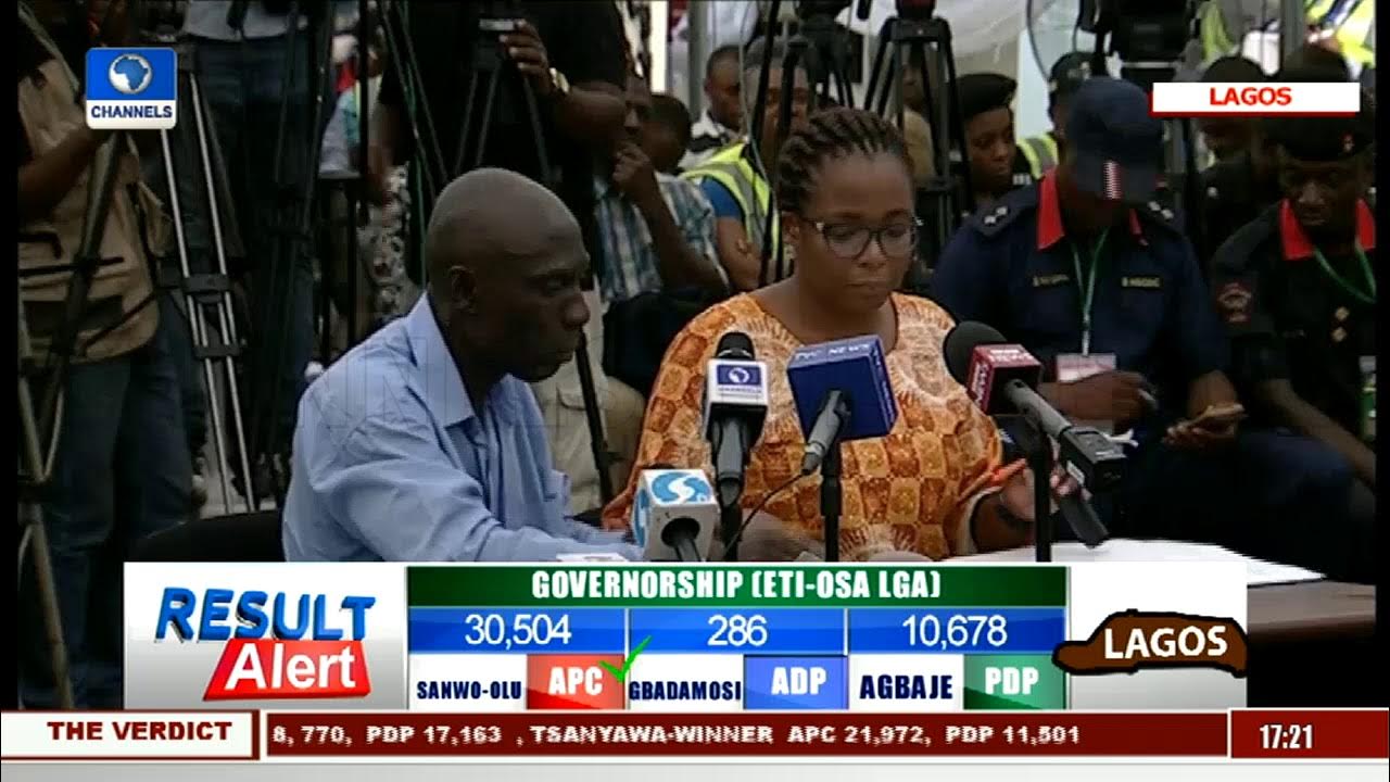 Lagos State Governorship Election Result Collation Pt.7 The Verdict