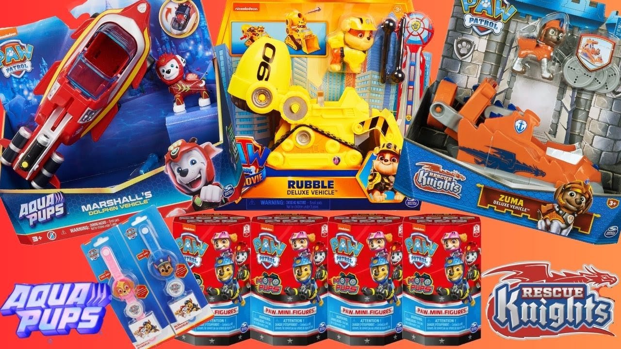 Paw Patrol Toys Special collection unboxing review AQUA PUPS Paw Patrol Movie Kingdom