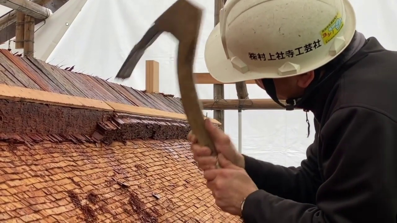 「真名井」の葺き替え｜遠江国一宮小國神社