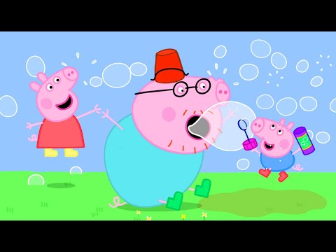 PLAYING BUBBLES WITH PEPPA PIG