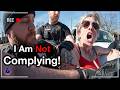The Exact Moment These Entitled Road Karen Realized They Couldn't Outsmart the Police