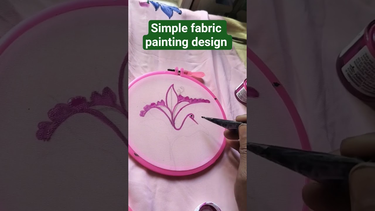 simple fabric painting 🖌️ simple