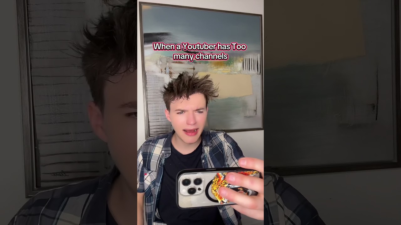 When a YouTuber has too many Channels 😂