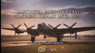 Lancaster PA474 – Her Last Southend Display Until 2027 | Merlin Engine Magic
