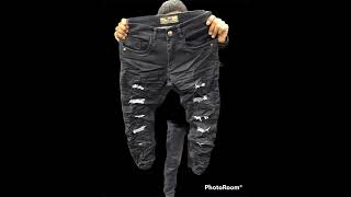 Tearing Pattern Jeans Pants A1 Collection