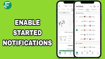Hoe u gestarte meldingen in de FotMob-app inschakelt en activeert