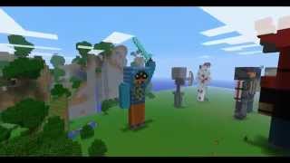 Minecraft - Statue of ChimneySwift11 (with sword) (HD)