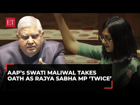 When Rajya Sabha Chairman Dhankhar made former DCW chief Swati Maliwal re-take the oath Episode cover