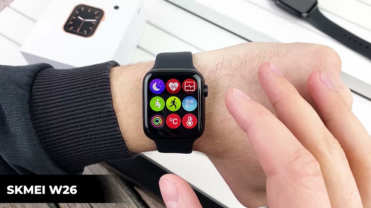 Обзор Смарт-часы IWO W26 съемный ремешок