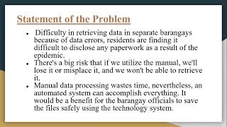 Capstone Presentation - Database Information System - Team Fix-it