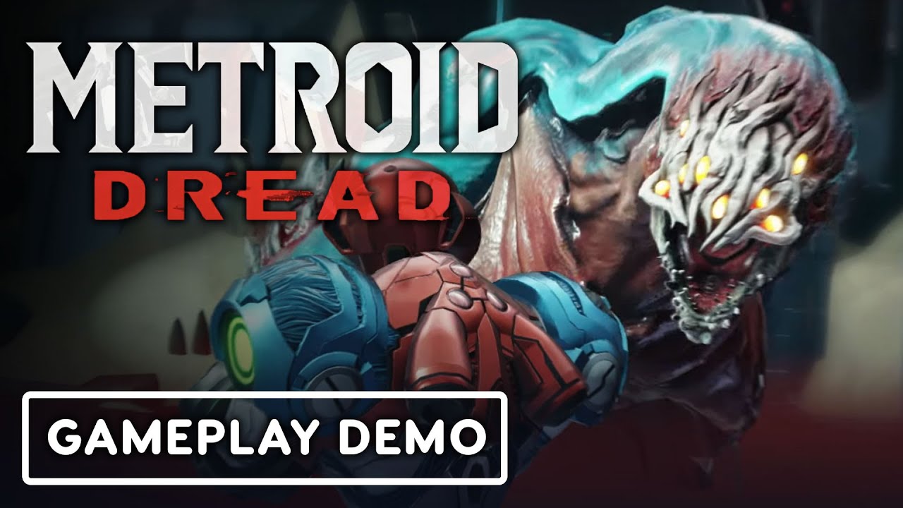 Metroid Dread - Corpious Boss Fight & New Ability Gameplay (Treehouse Direct) | E3 2021