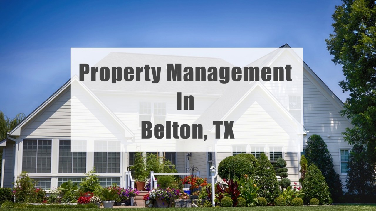 Property Management In Belton, TX YouTube