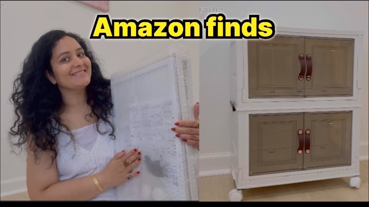 Amazing foldable cabinet for my living room from Amazon 