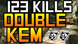 "123 KILLS" Double KEM Strike! (Call of Duty Ghost: Gameplay/Commentary)