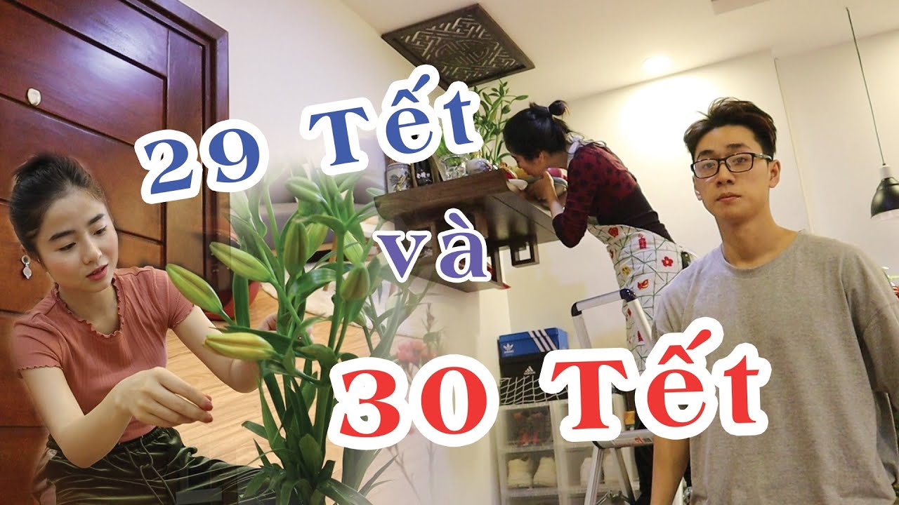 CHUYỆN NHÀ ĐẬU | Vlog 23 - Ngày 29 và 30 Tết của nhà Đậu | Đón pháo hoa tại ban công nhà