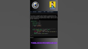 #1 Solve this CTF and improve your Solidity knowledge