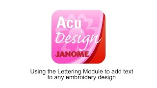 Learn the basics on the Lettering Module in AcuDesign