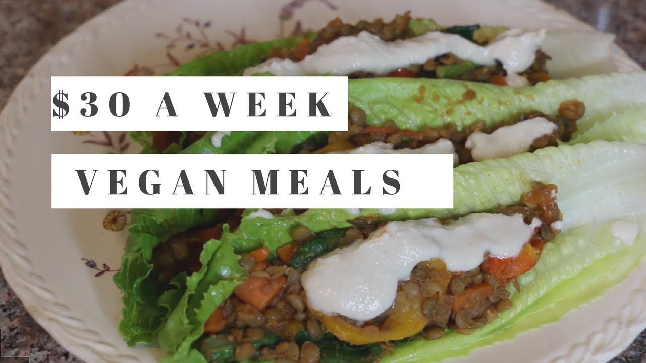Eat Vegan for 30/Week Part 2!! Cheap, Easy, Healthy Vegan Meals YouTube