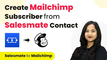 How to Create Mailchimp Subscriber from Salesmate Contact | Salesmate Mailchimp Integration